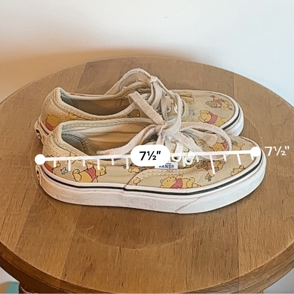 VANS Winnie the Pooh Kids Sneakers Size 13 Honey Pot Toddlers Runners Shoes - Picture 15 of 16